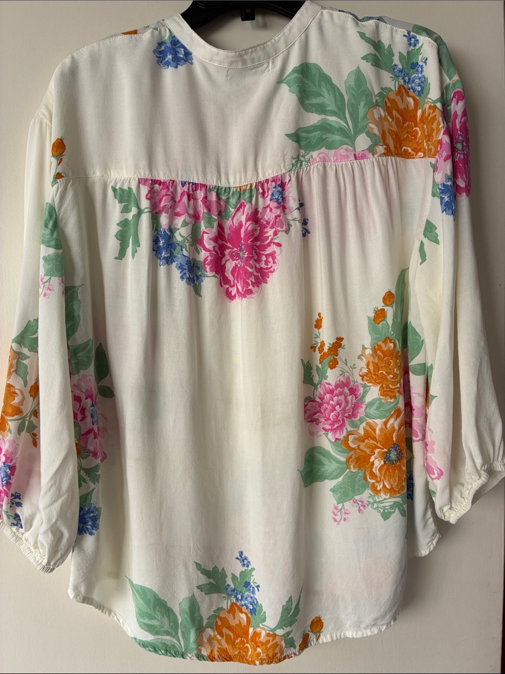 Z Supply balloon sleeve floral top